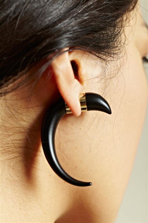 Givenchy Horn Earrings 